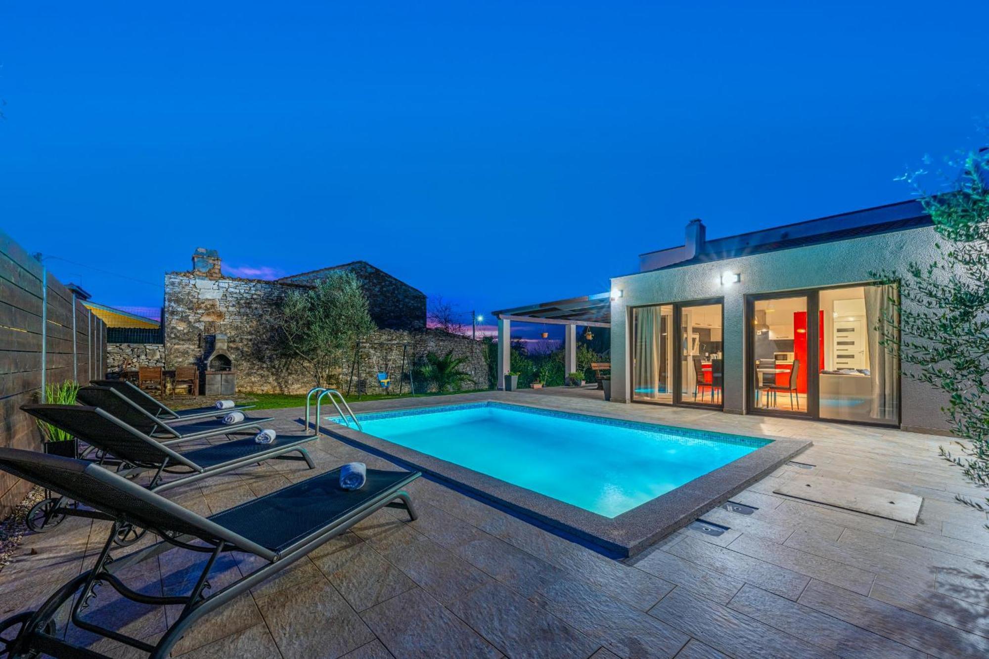 Bobo Family House With Pool Villa Vodnjan Exterior foto